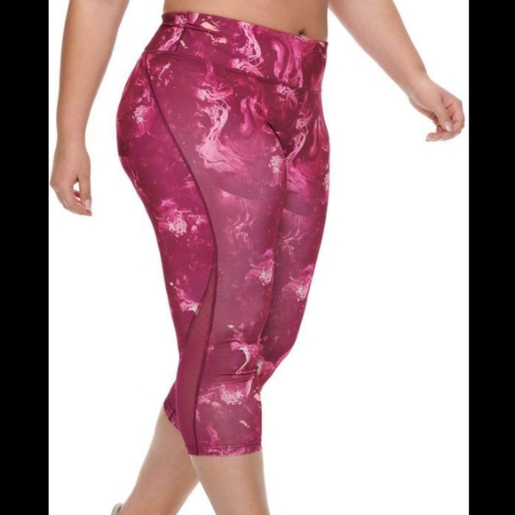 tek gear Pants - Tek Gear Purple/Pink Mid Rise Leggings